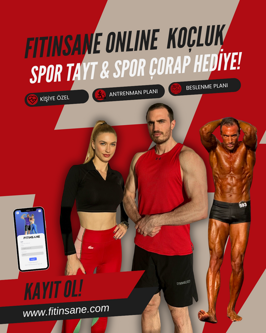 12 Aylık Koçluk + Fitinsane Spor Tayt + Spor Çorap HEDİYE!