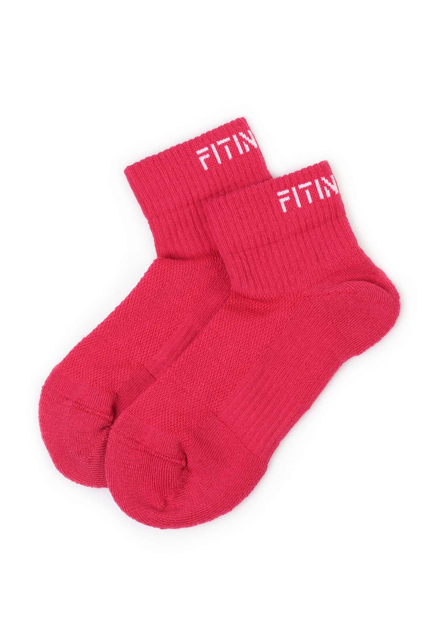 Premium Performance Quarter Trainer Sports Socks 2pk (Blue-Pink)
